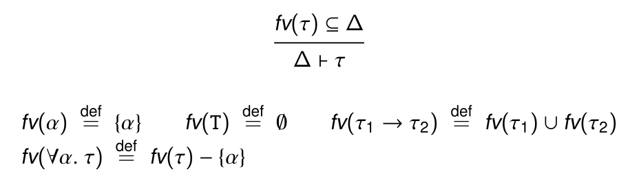 Type Well-Formedness