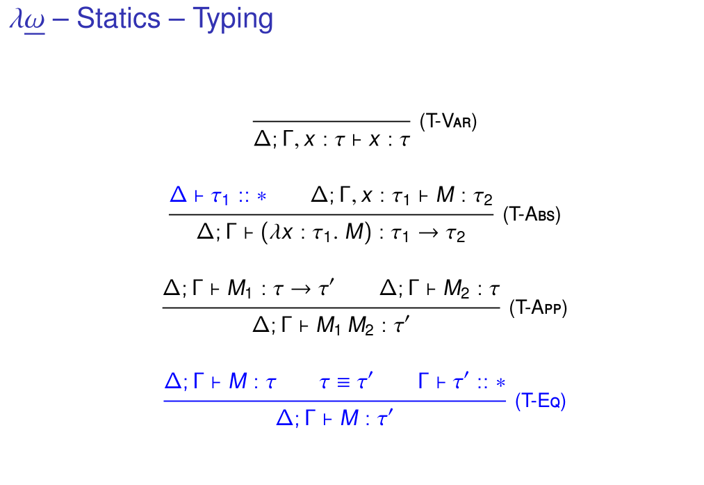 lambda_omega Typing