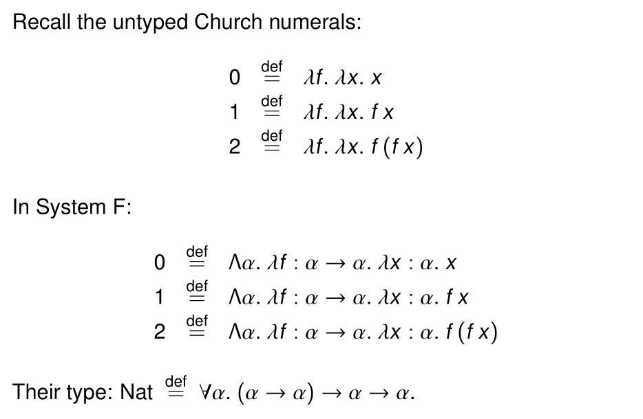 Church numerals